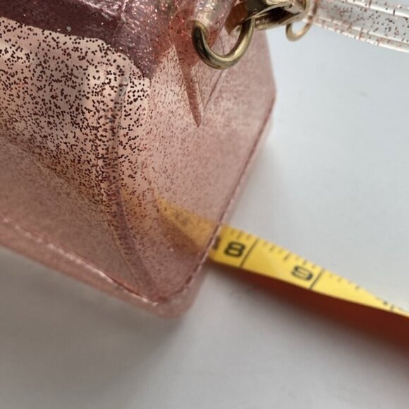 Pink Crossbody Bag with Transparent see through concert bag - Picture 10 of 11